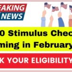 Stimulus Checks Coming