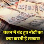 Scrapped Currency Notes